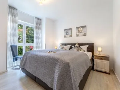 Schlafzimmer Bernsteinquartier, Whg. 05.58 "Eichenkrone"