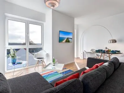 Wohnzimmer Bernsteinquartier, Whg. 05.59