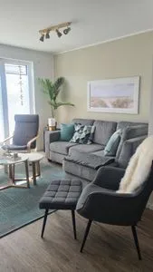 Wohnzimmer Bernsteinquartier, Ferienhaus 6e