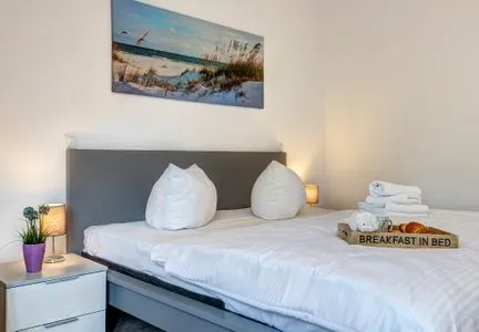 Schlafzimmer Bernsteinquartier, Ferienhaus 09b "Ostseeparadies"