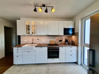 Küche / Küchenzeile Bernsteinquartier, Whg. 11.82 "Ankerplatz"