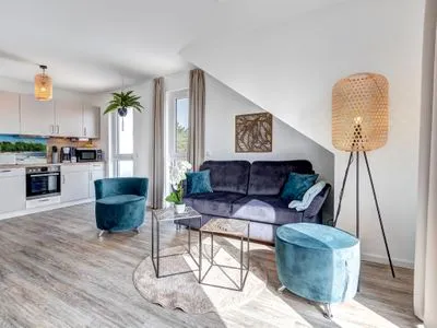 Wohnzimmer Bernsteinquartier, Whg. 11.88