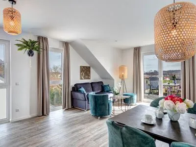 Wohnzimmer Bernsteinquartier, Whg. 11.88