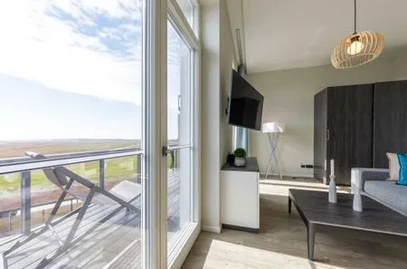 Ferienwohnung Wellenmeer Ostseebad Wustrow ZweiWasser Alte Seefahrtschule Balkonzugang  Wellenmeer