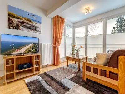 Wohnzimmer Haus Meerblick, Whg. 17