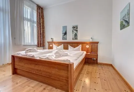 Schlafzimmer Villa Ahlbeck, Whg. Warnemünde