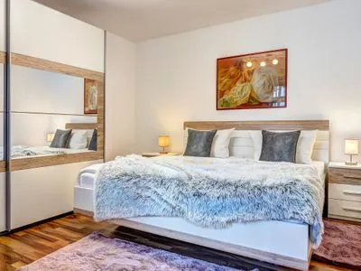 Schlafzimmer Villa Bellevue, Whg. 08