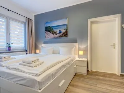 Schlafzimmer Haus Barnheide, Whg. Sandburg