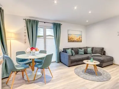 Wohnzimmer Haus Barnheide, Whg. Silbermöwe