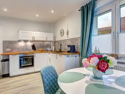 Küche / Küchenzeile Haus Barnheide, Whg. Silbermöwe