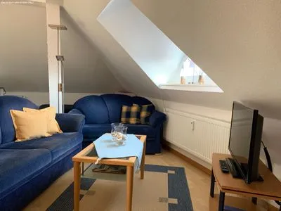 Wohnzimmer Villa Exxs, Whg. 7 "Harmonie"