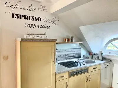 Küche / Küchenzeile Villa Exxs, Whg. 7 "Harmonie"