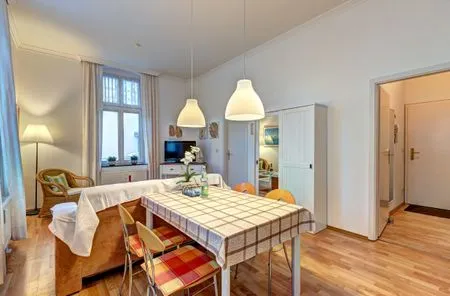 Wohnzimmer Villa Frieda, Whg. 02