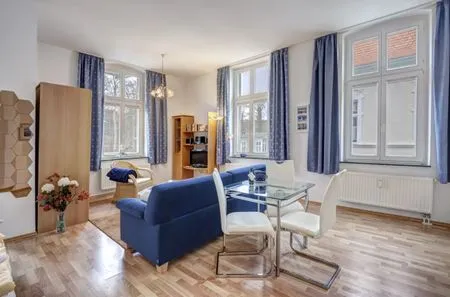 Wohnzimmer Villa Frieda, Whg. 08