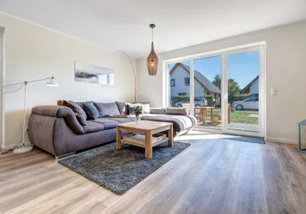 Wohnzimmer Ferienhaus Wellenreiter