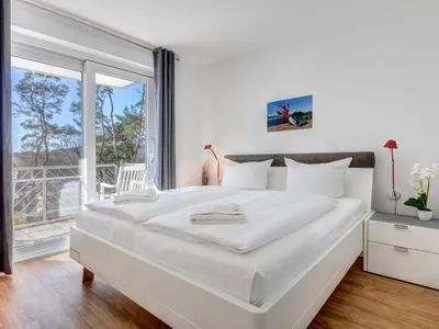 Schlafzimmer Villa Strandperle, Whg. 28/29