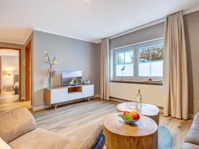 Wohnzimmer Ferienhaus Beier, Wohnung 1