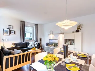 Wohnzimmer Villa Madeleine, Whg. 08