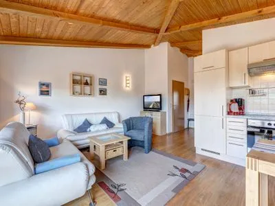 Wohnzimmer Ferienwohnung Sunset