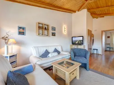 Wohnzimmer Ferienwohnung Sunset