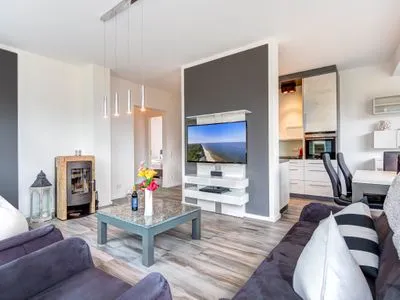 Wohnzimmer Ferienhaus Elysium - Karl