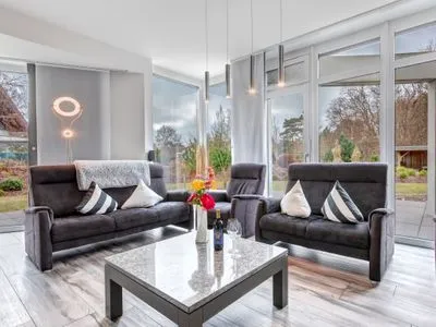 Wohnzimmer Ferienhaus Elysium - Karl