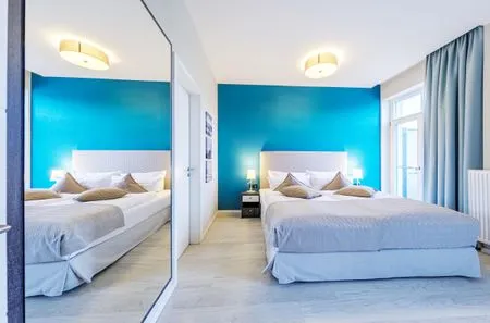 Ferienwohnung Boddenzeit Ostseebad Wustrow ZweiWasser Alte Seefahrtschule Schlafzimmer  Boddenzeit