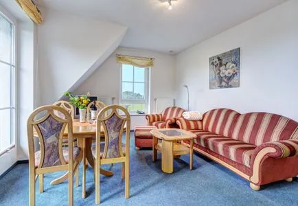 Wohnzimmer Haus Ostseeglück, Whg. Abendsonne