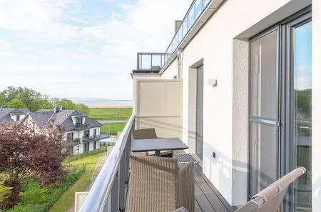 Ferienwohnung Boddenperle Ostseebad Wustrow ZweiWasser Alte Seefahrtschule Sonnenbalkon  Boddenperle