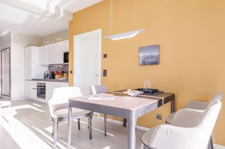 Ferienwohnung Dünenlounge Ostseebad Wustrow ZweiWasser Alte Seefahrtschule Essbereich  Dünenlounge