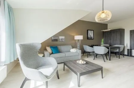 Ferienwohnung Seebadidylle Ostseebad Wustrow ZweiWasser Alte Seefahrtschule Gemütliches Wohnzimmer  Seebadidylle