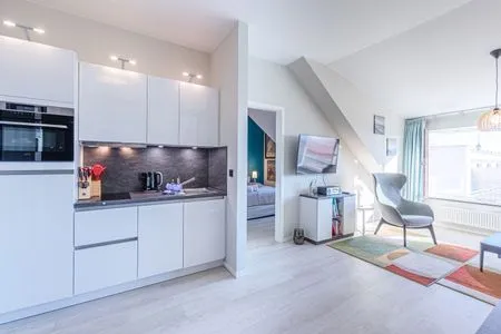 Ferienwohnung Seebadbrise Ostseebad Wustrow ZweiWasser Alte Seefahrtschule Ausgestattete Küche  Seebadbrise