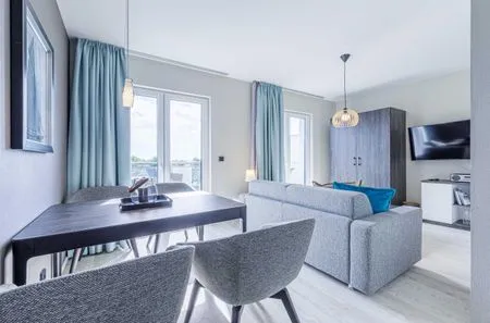 Ferienwohnung Sommerbrise Ostseebad Wustrow ZweiWasser Alte Seefahrtschule Essbereich  Sommerbrise