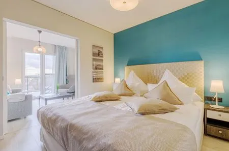 Ferienwohnung Sommerperle Ostseebad Wustrow ZweiWasser Alte Seefahrtschule Schlafzimmer  Sommerperle