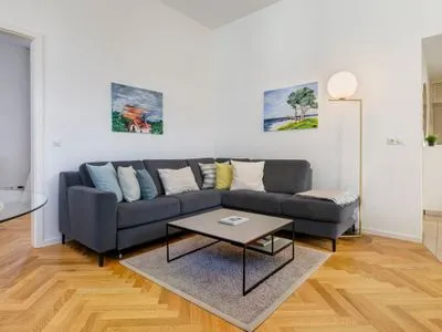 Wohnzimmer Villa Tusculum, Whg. Possin