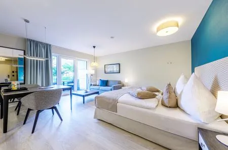 Ferienwohnung Kleine Strandburg Ostseebad Wustrow ZweiWasser Alte Seefahrtschule Schlafbereich  Kleine Strandburg