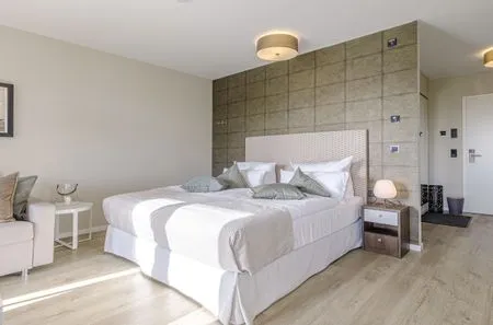 Ferienwohnung Kleiner Strandkorb Ostseebad Wustrow ZweiWasser Alte Seefahrtschule Schlafbereich  Kleiner Strandkorb