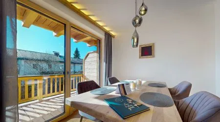 Wohnzimmer Garmisch Chalets - Wohnung Riessersee