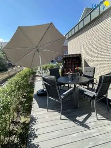 Terrasse Haus am Westkaap Ferienwohnung 2