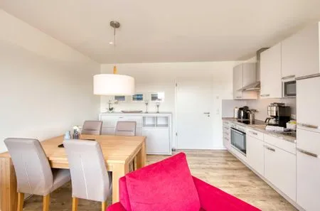 Ferienwohnung Wohlfühloase Hafenresidenz Waren (Müritz) - Küche und Essbereich  Wohlfühloase