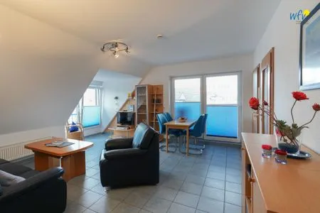 Wohnzimmer Traumschiff Borkum Ferienwohnung Oberdeck