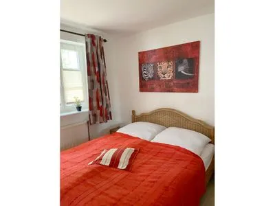 Schlafzimmer mit Doppelbett & Etagenbett Achtern Diek Achtern Diek 12c - Wohnung 3