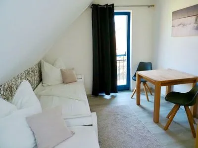 Schlafzimmer mit zwei Einzelbetten  Meeresrauschen 1