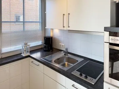 Küche / Küchenzeile Haus *Südspitze 34* Ferienwohnung  „Südspitze 34/24 - Schlieter"
