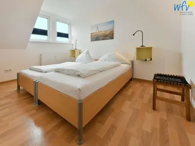 Schlafzimmer Maisonette-Wohnungen am Steingarten Ferienwohnung 4