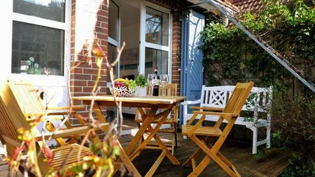 Terrasse  Kapitänsgarten Wohnung 25