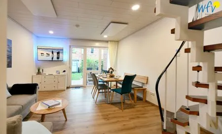 Wohnzimmer Ferienhäuser Siedlerstraße 11 Ferienhaus Nordseeglück 11.6