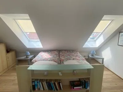 Schlafzimmer DG mit Doppelbett Residenz am Strand Ostseerauschen - Wohnung 5-72