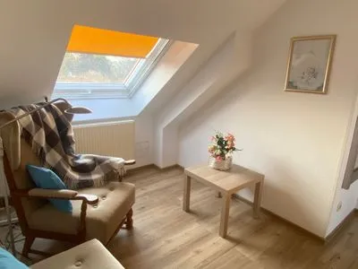 Schlafzimmer mit Leseecke Residenz am Strand Ostseerauschen - Wohnung 5-72