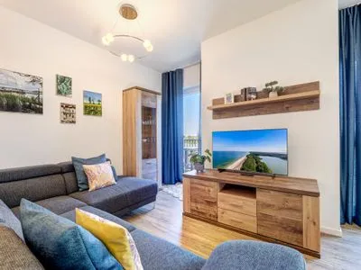 Wohnzimmer Bernsteinquartier, Whg. 05.61 "Ostseeliegeplatz"